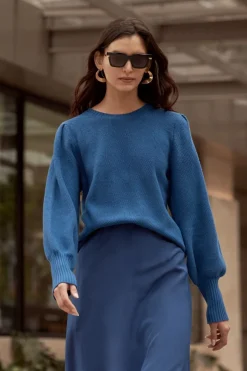 Gather Knit-Kingfisher|zoe kratzmann Clearance