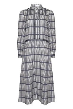 Gleam Dress-Ink/Porcelain Check|zoe kratzmann Hot