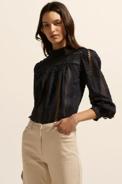 Glimpse Top-Indigo|zoe kratzmann New