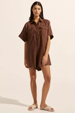 Heed Jumpsuit-Carob|zoe kratzmann Sale