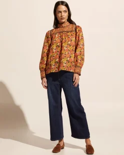 Horizen Top-Sunset Floral|zoe kratzmann Discount