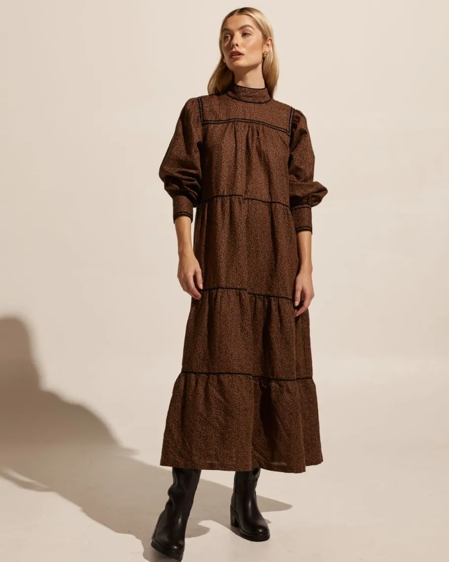 Imprint Dress-Toast Leopard|zoe kratzmann Sale