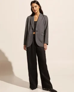 Index Jacket-Charcoal Mini|zoe kratzmann