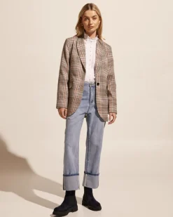 Index Jacket-Musk Check|zoe kratzmann Outlet