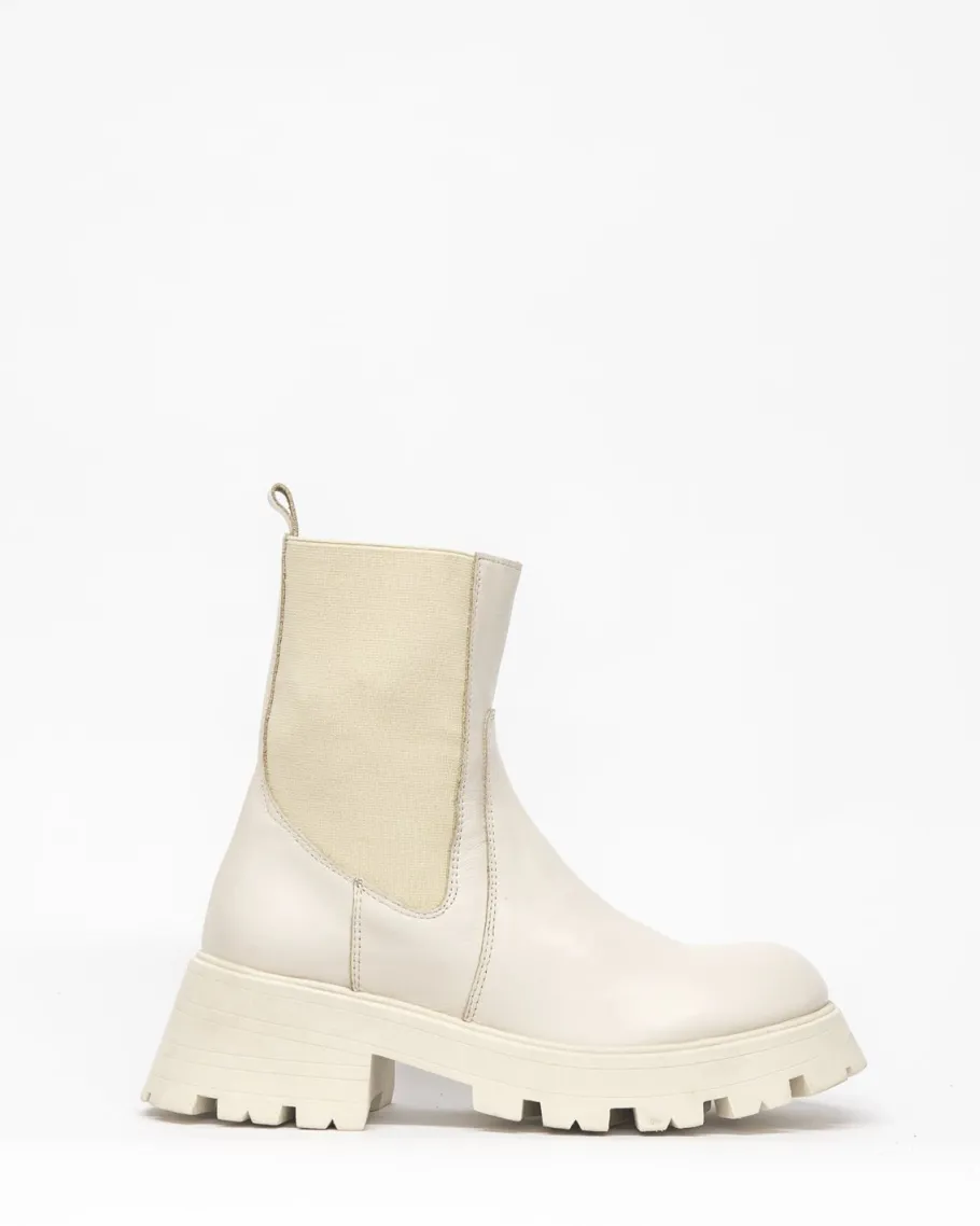 Inset Boot-Beige Leather|zoe kratzmann Discount