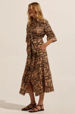 Insight Dress-Matisse Choc|zoe kratzmann Outlet
