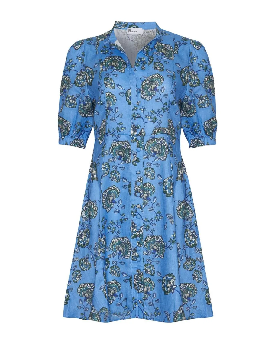 Intent Dress-Azure Botanic|zoe kratzmann Online