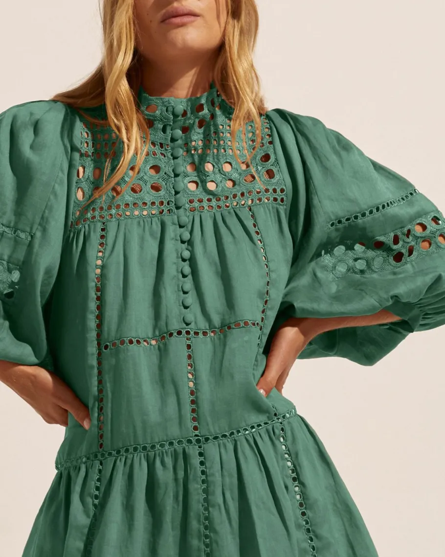 Intrigue Dress-Pine|zoe kratzmann Clearance