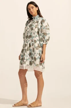 Intrigue Dress-Sage Botanic|zoe kratzmann