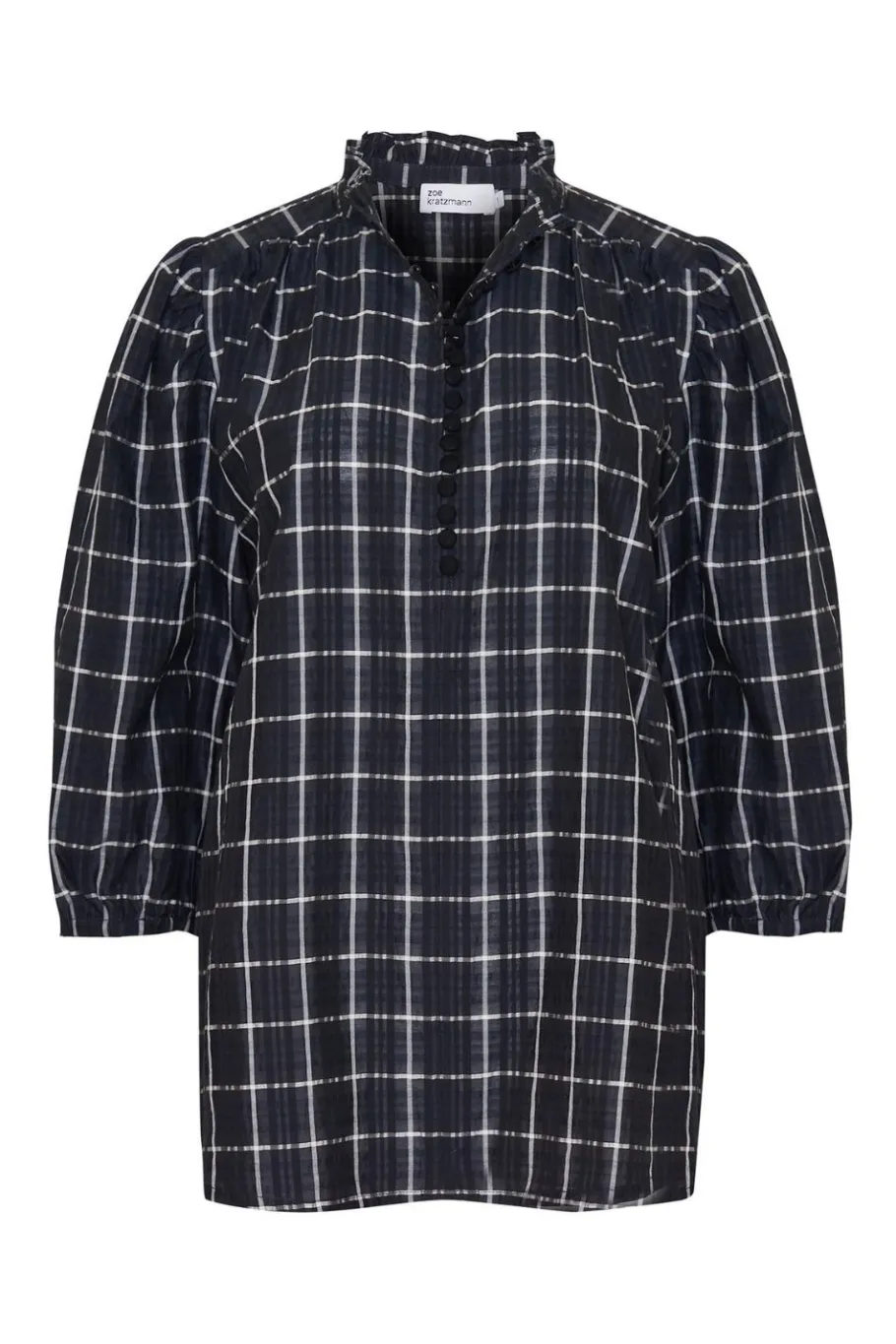 Lilt Top-Black Check|zoe kratzmann Sale