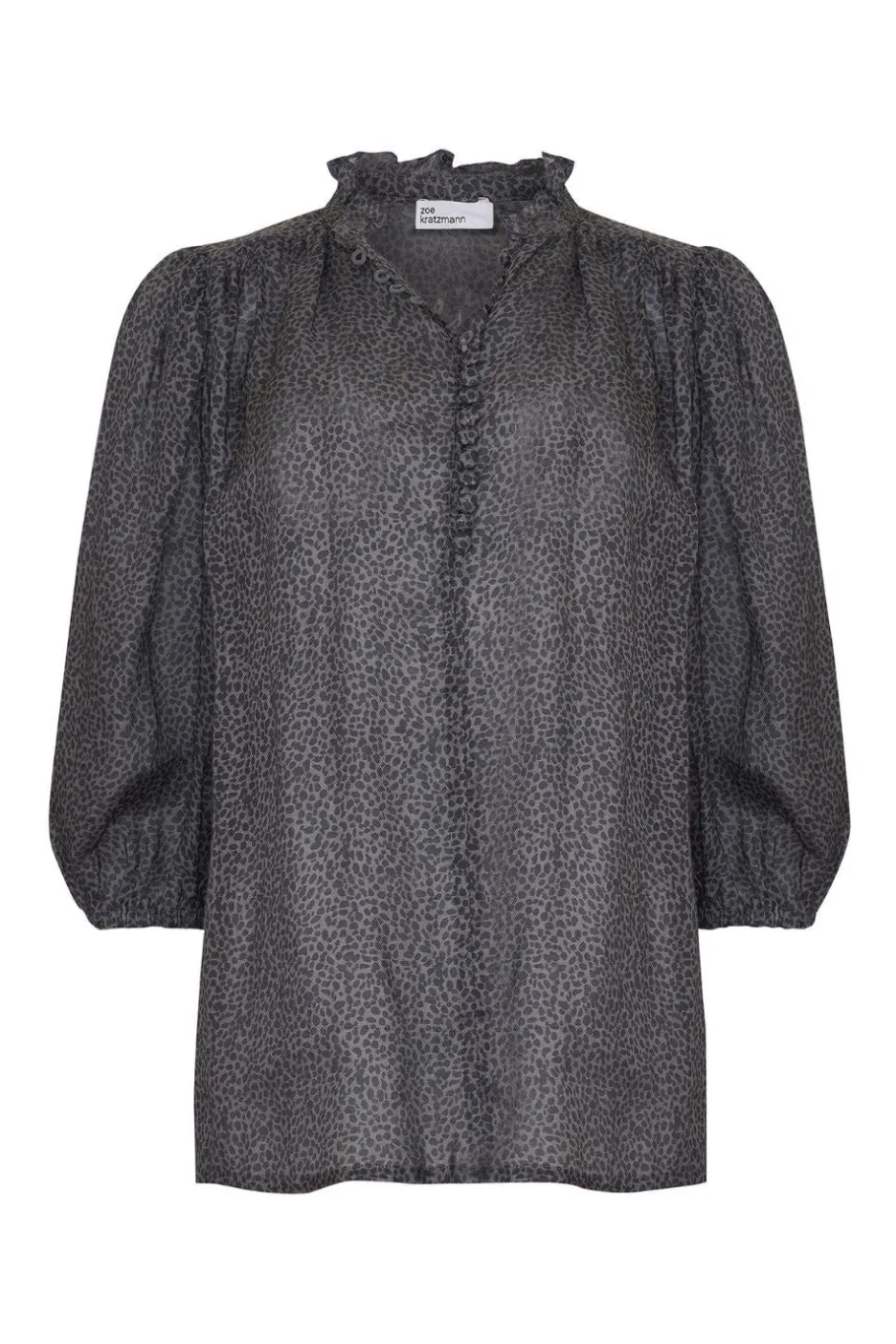 Lilt Top-Graphite Leopard|zoe kratzmann