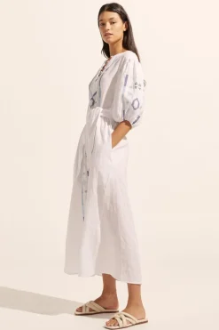 Limbo Dress-Azure Embroid|zoe kratzmann Sale