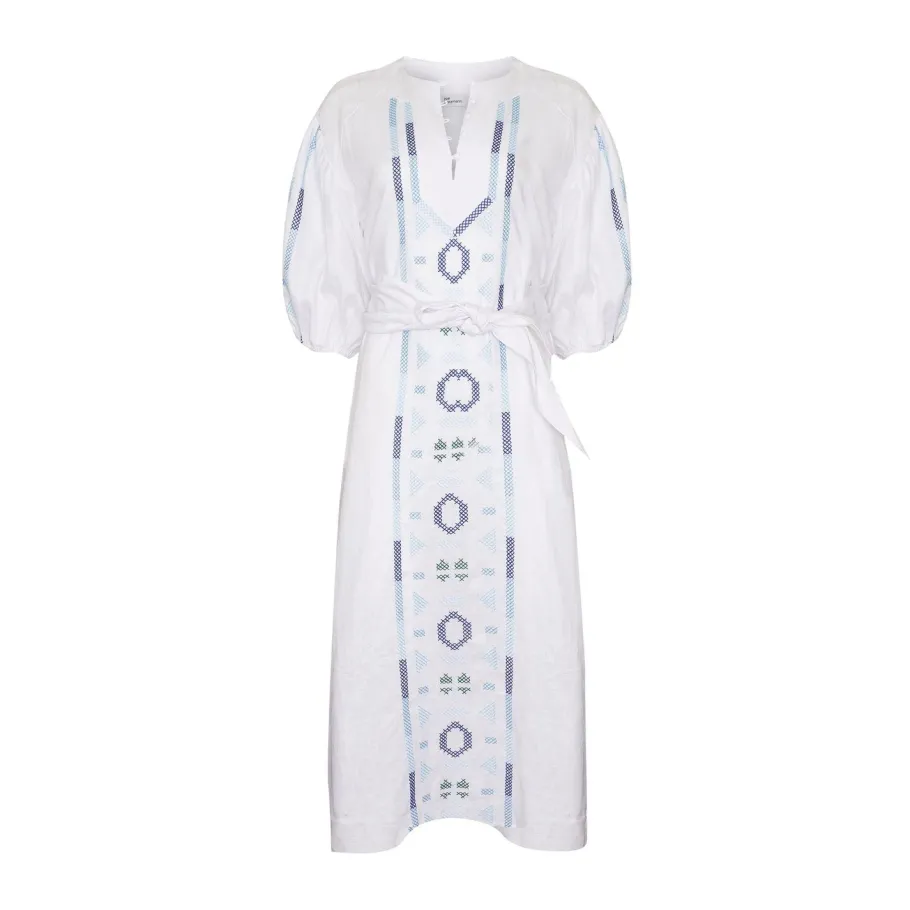 Limbo Dress-Azure Embroid|zoe kratzmann Sale