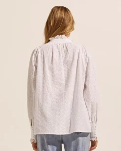Linger Top-Porcelain|zoe kratzmann Discount