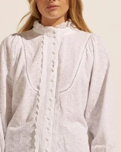 Linger Top-Porcelain|zoe kratzmann Discount