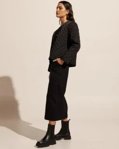 Loft Skirt-Black Denim|zoe kratzmann Best