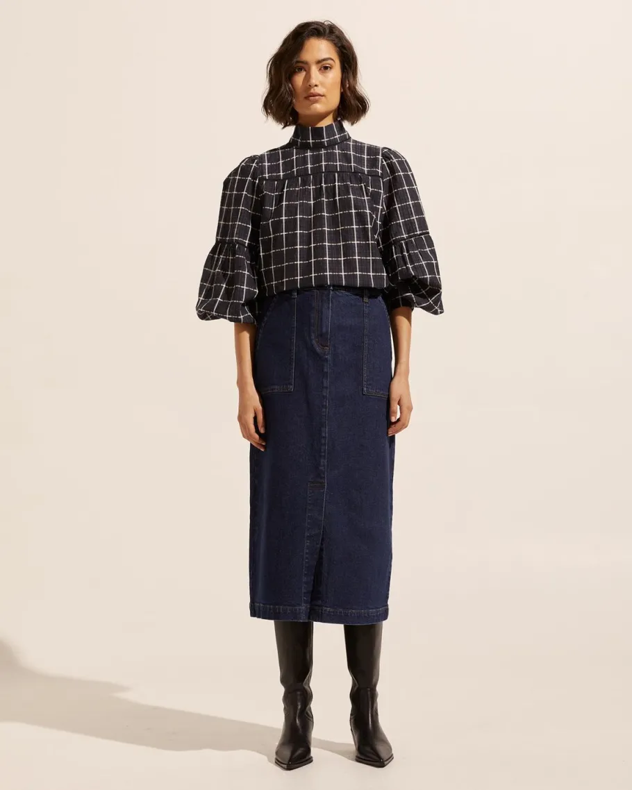 Loft Skirt-Dark Denim|zoe kratzmann Outlet