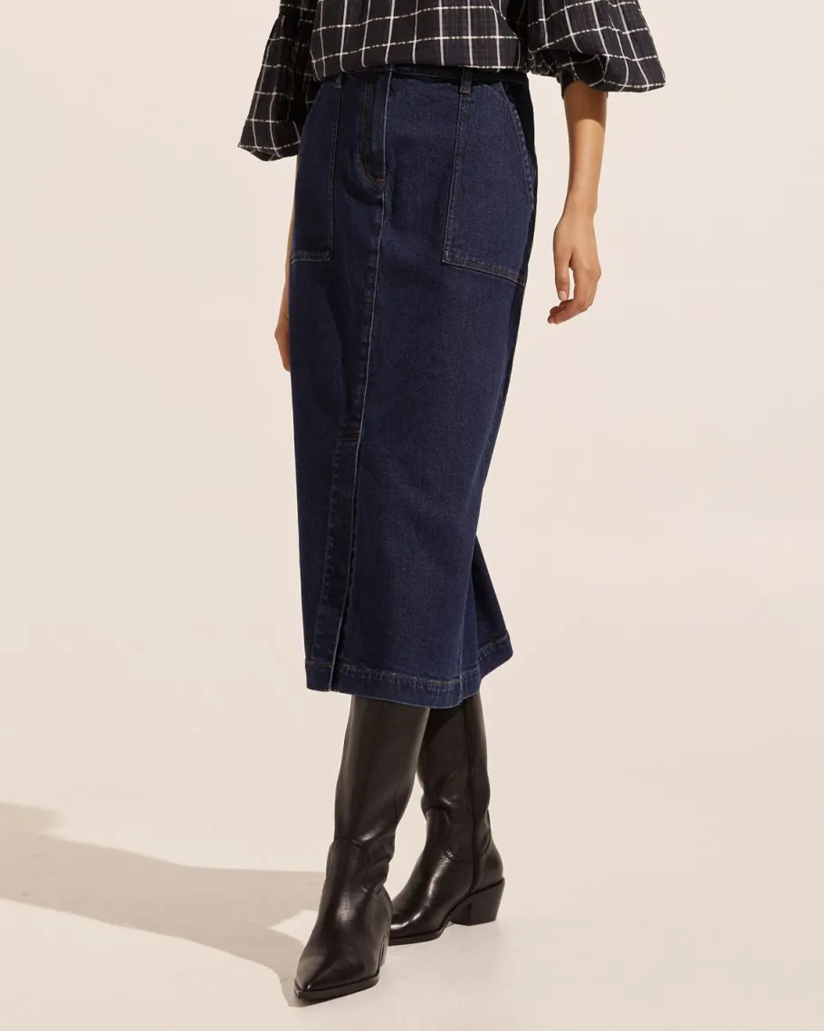 Loft Skirt-Dark Denim|zoe kratzmann Outlet