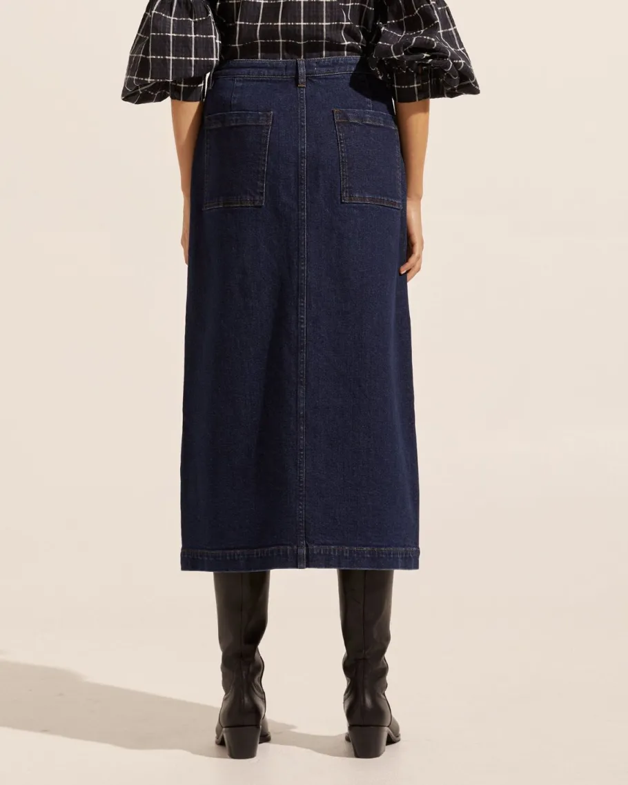 Loft Skirt-Dark Denim|zoe kratzmann Outlet