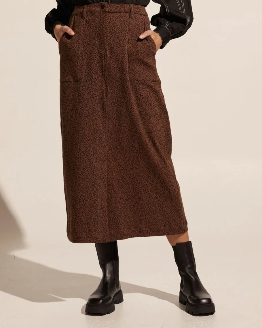 Loft Skirt-Toast Leopard|zoe kratzmann Best