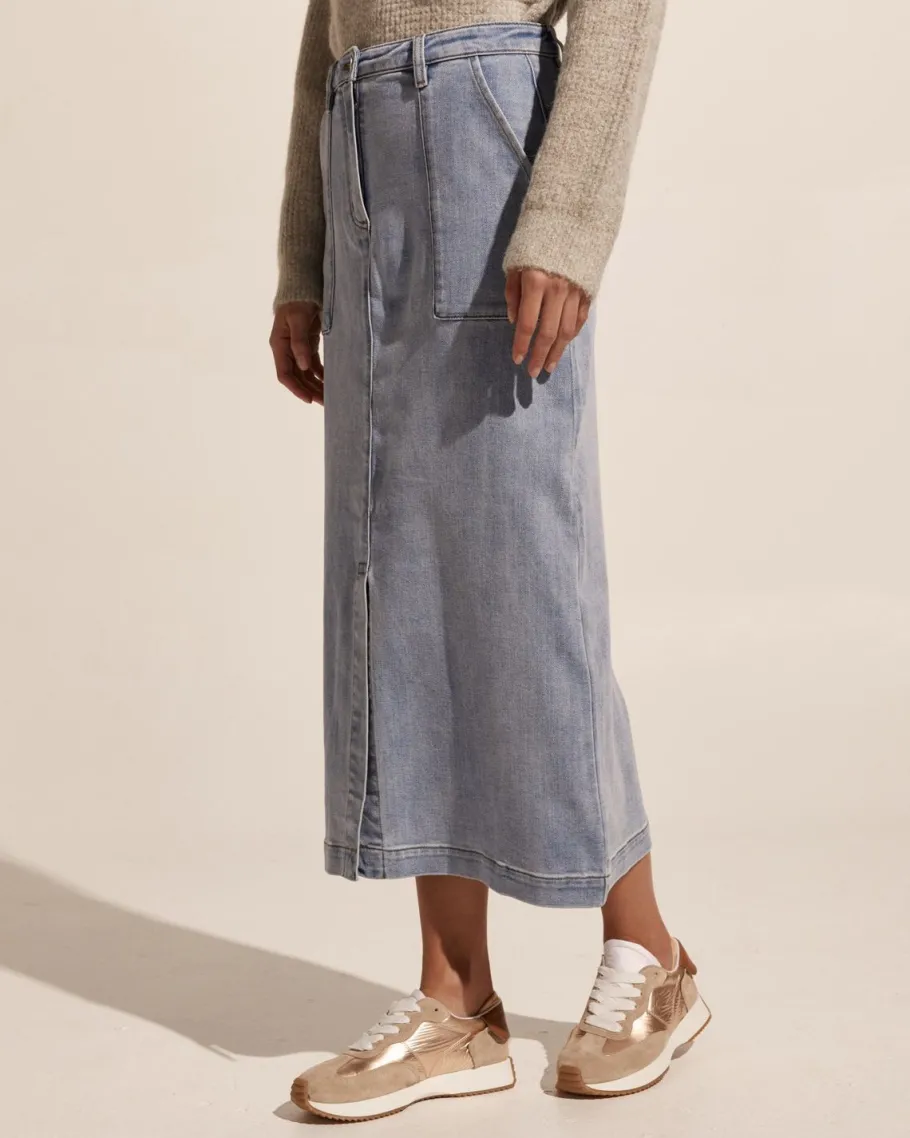 Loft Skirt-Washed Denim|zoe kratzmann Sale