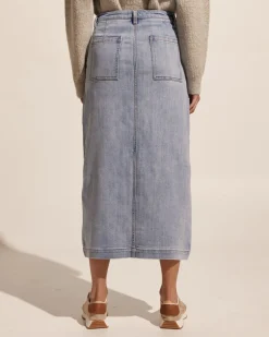 Loft Skirt-Washed Denim|zoe kratzmann Sale