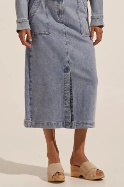 Loft Skirt-Washed Denim|zoe kratzmann Best