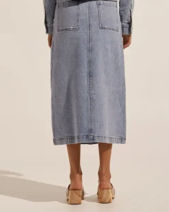 Loft Skirt-Washed Denim|zoe kratzmann Best