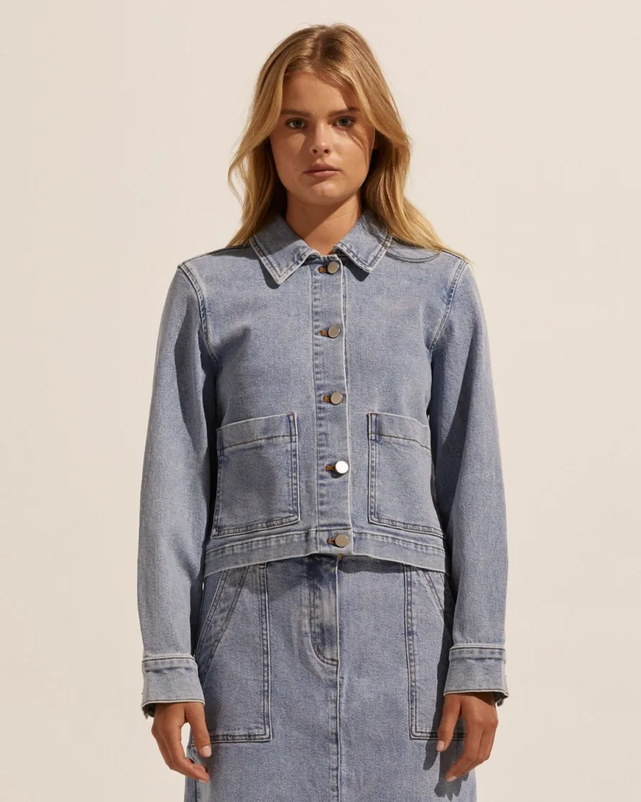 Measure Jacket-Washed Denim|zoe kratzmann Sale