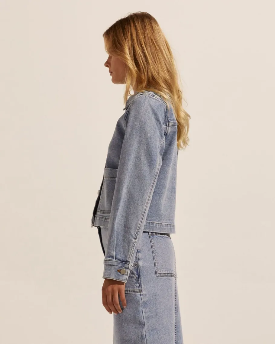 Measure Jacket-Washed Denim|zoe kratzmann Sale