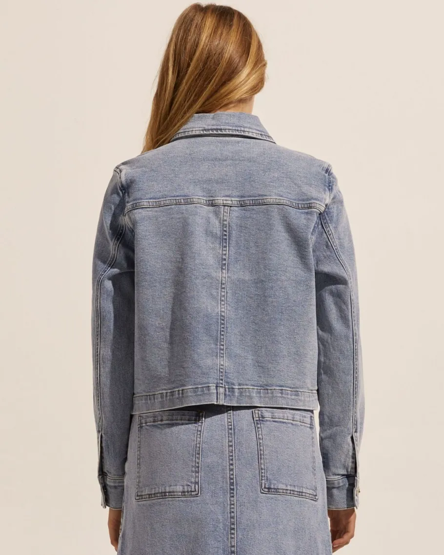 Measure Jacket-Washed Denim|zoe kratzmann Sale