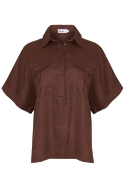 Medley Top-Carob|zoe kratzmann