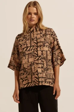 Note Top-Matisse Choc|zoe kratzmann