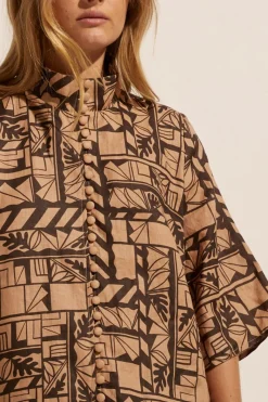 Note Top-Matisse Choc|zoe kratzmann
