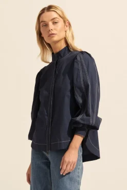 Oblige Top-Indigo|zoe kratzmann New