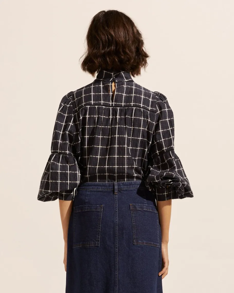 Pace Top-Black Check|zoe kratzmann Discount