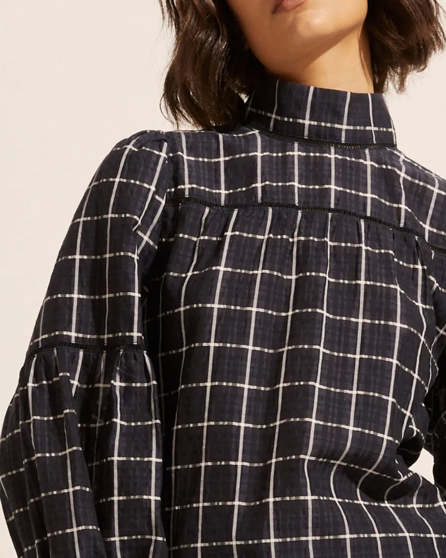 Pace Top-Black Check|zoe kratzmann Discount