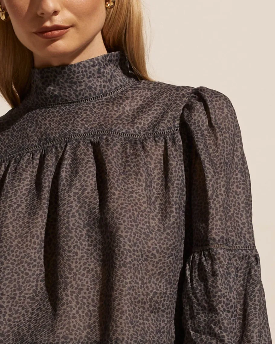 Pace Top-Graphite Leopard|zoe kratzmann Discount