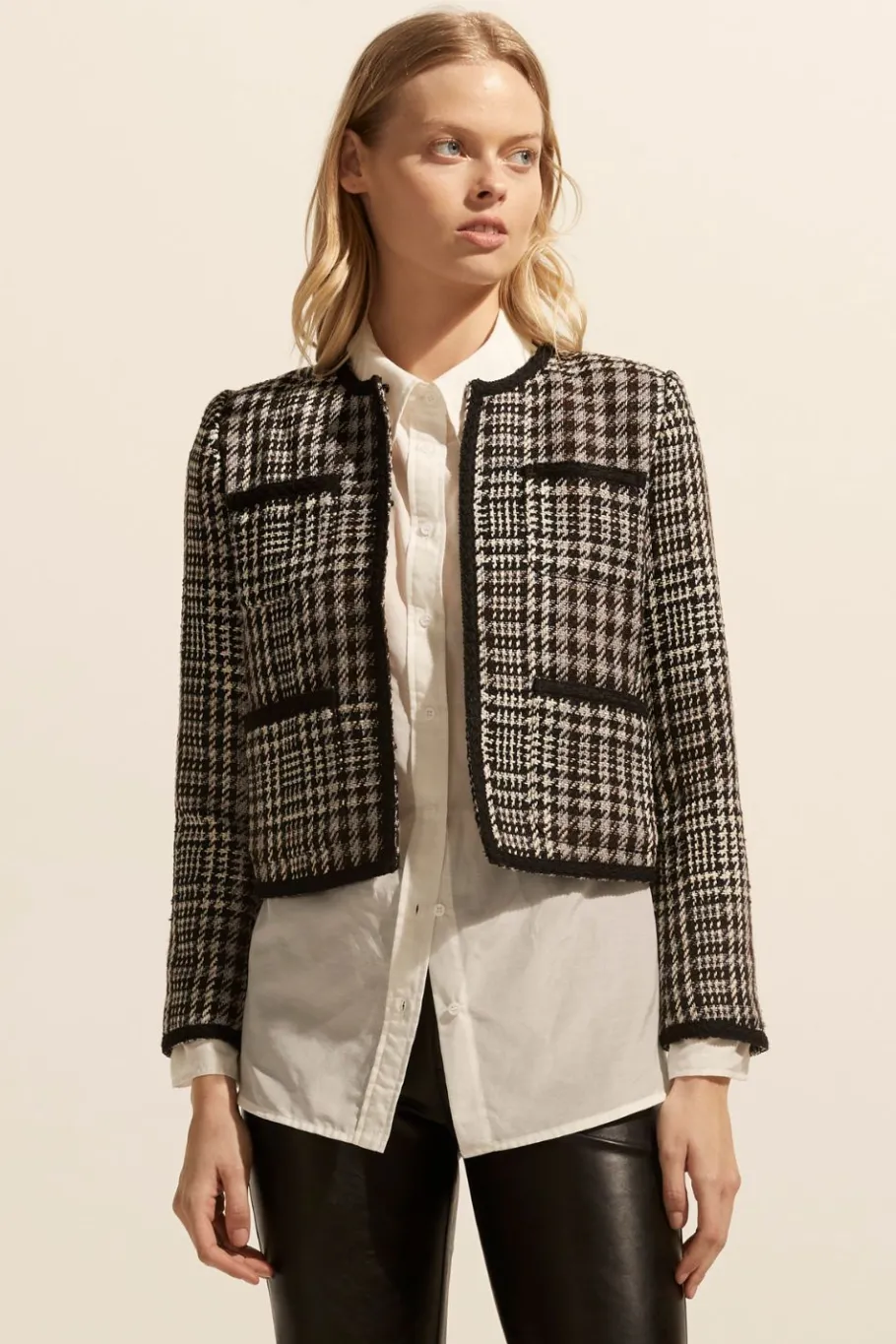 Patron Jacket-Check Boucle|zoe kratzmann Online