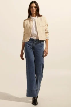 Patron Jacket-Ecru Boucle|zoe kratzmann