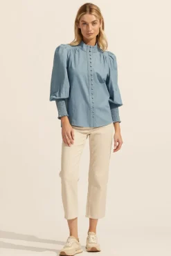 Pier Top-Chambray|zoe kratzmann Best