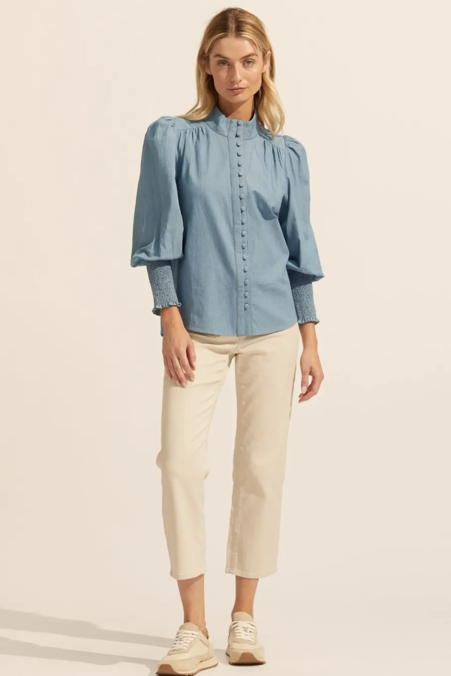 Pier Top-Chambray|zoe kratzmann Best