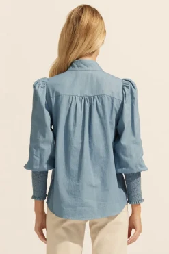 Pier Top-Chambray|zoe kratzmann Best