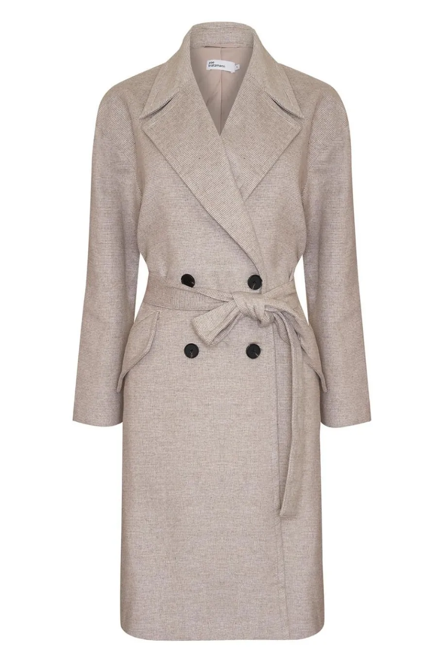 Pillar Coat-Stone Mini Check|zoe kratzmann Discount