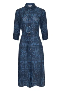 Pinpoint Dress-Indigo Mosaic|zoe kratzmann Sale