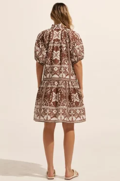 Pivot Dress-Choc Mosaic|zoe kratzmann Best