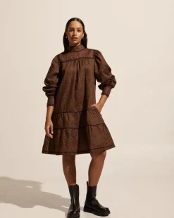 Prowess Dress-Toast Leopard|zoe kratzmann Discount