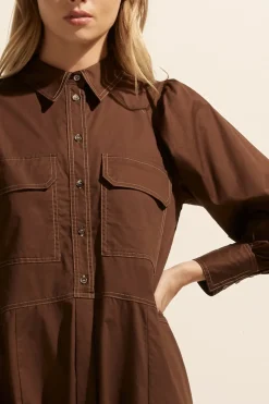 Recess Dress-Chocolate|zoe kratzmann