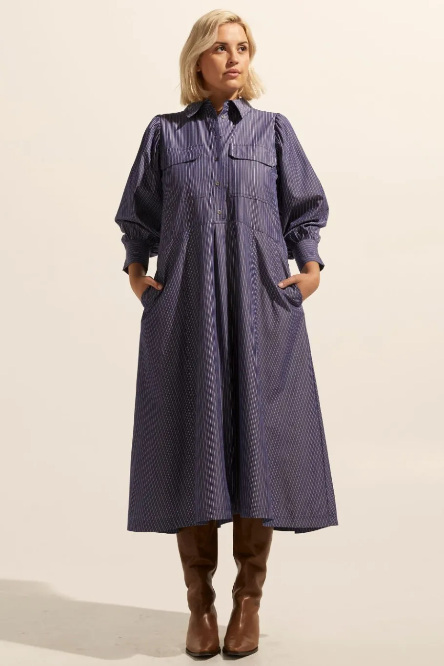 Recess Dress-Yale Stripe|zoe kratzmann Outlet