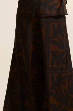 Recite Skirt-Choc Frond|zoe kratzmann Best